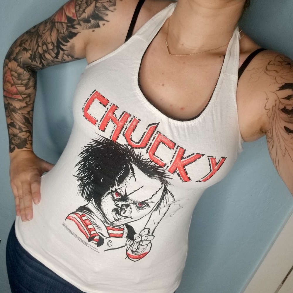 CHUCKY halter top Handmade